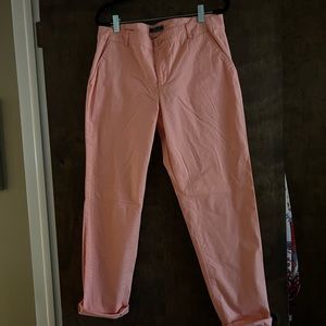 Never worn. Each pair sold individually. Peach or aqual. Size 10.
